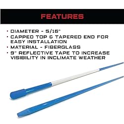 The ROP Shop (Pack of 20) (5/16 Inch) Blue 48 Inch