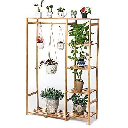 DBSCD Puesto De Flores,Estante de Flores Soportes de Plantas ...