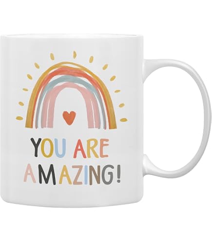 Amazon.com: Good Morning Sunshine Mug 17 Oz  Cute Ceramic Latte Mug with  Smiley Sun  Positive Coffee Cup Gift, Aesthetic Morning Mug for Her,  Cheerful Daily Drinkware by Mugzan : Home & Kitchen