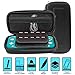 Switch Carrying Case for Nintendo Switch Lite with 20 Games Cartridges Hard Shell Portable Travel Carry Case Pouch for Switch Lite Console Pro Controller & Accessories (Black)thumb 1