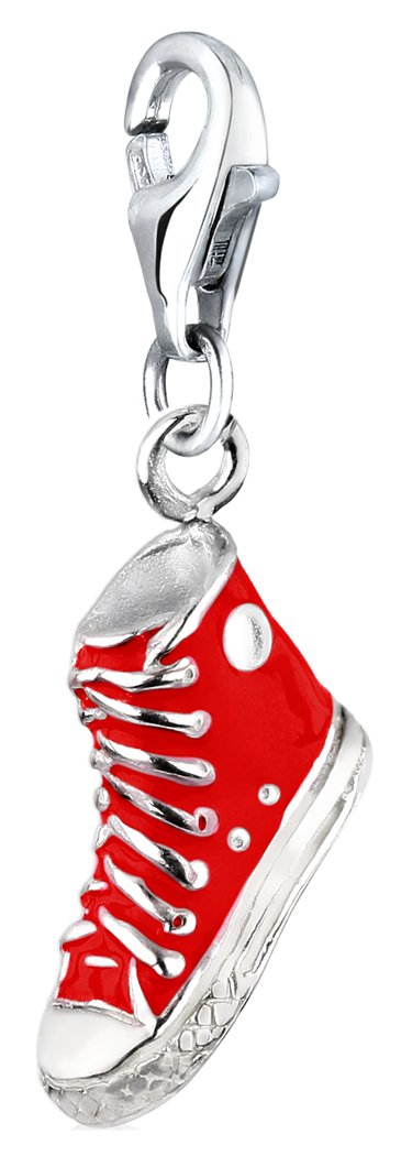 Nenalina Chucks Pendant in 925 Sterling Silver Fits All Standard Charm Bracelets 714022-003