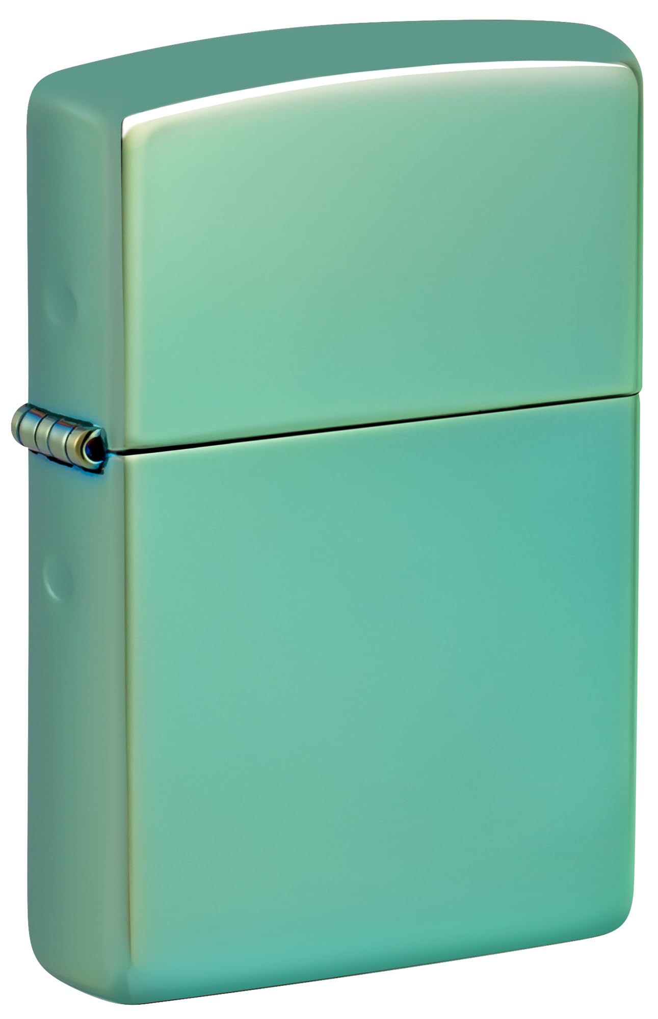 Zippo - Windproof Lighter, Chameleon, Highly Polished Green, Base Model, Refillable, Reusable, Windproof Design, Gift Box, Made in the USA