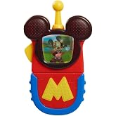 Disney Junior Mickey Mouse Funhouse Communicator with Lights and Sounds | Holiday Stocking Stuffers, Gifts, Presents, Kids Toys for Ages 3 Up, by Just Play