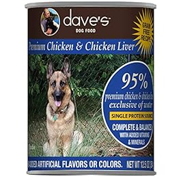 Dave’s Pet Food Healthy & Grain Free Canned Dog Food for Weight Loss