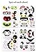 72 Expressions Pumpkin Decorating Stickers Kit Halloween Crafts for Kids - Make Your Own Jack-O-Lantern Face Decals Party Decorations