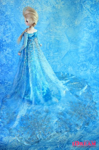 Just for Show, Not for Sale! Frozen Elsa Suit Train Dress / BJD DOLL