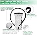 GPMTER Hydration Bladder Leak-Proof Water Reservoir, 2L Hydration Pack Replacement 70oz for Outdoor Cycling Hiking Climbing Camping Running, TPU Large Opening, Insulated Tube, BPA Free Easy Clean