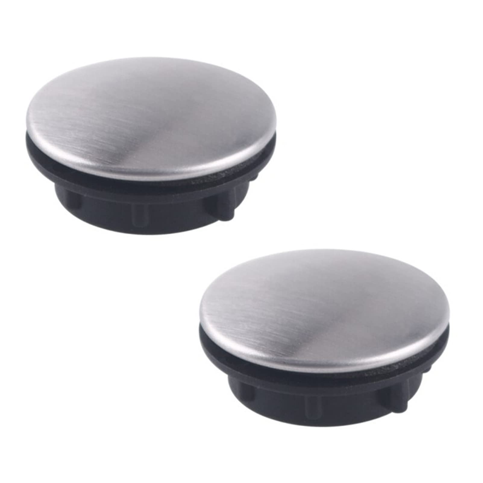 2 Pack Sink Tap Hole Cover Kitchen Faucet Hole Cover Stainless Steel-45mm