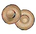 ISusser 2Pc colorful straw hat, hat flanging, Home Furnishing decoration - Mini Sombrero Top Hat Headband Fiesta Party Supplies