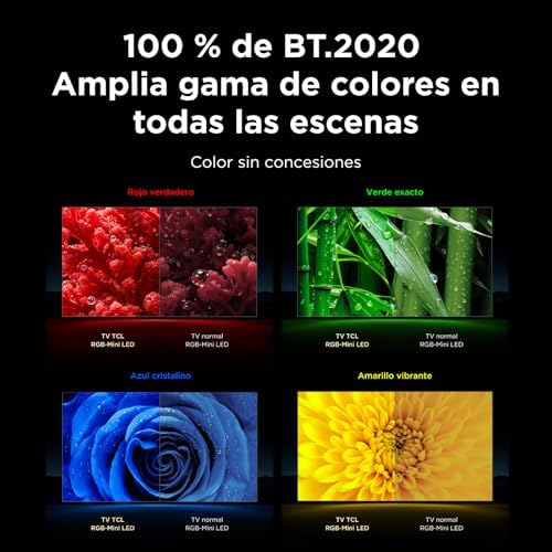 98RM9L Televisor 98 Pulgadas RGB-Mini LED 4K Smart TV, HDR 6000 nits, 11520 RGB Dimming, 144Hz Game Accelerator 288Hz FHD, Bang & Olufsen, Dolby Vision IQ, Procesador TSR AiPQ, Google TV