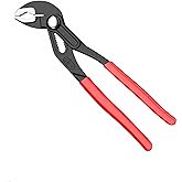 BJDSI Channel Locks Plier 17.5cm,Fast Adjustable,Mutil-Position Push-Lock,High Torque,Anti-Rust.