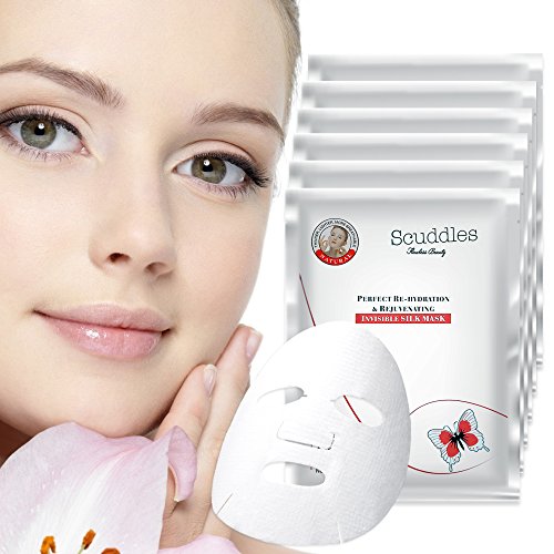face mask sheet pack 2018-6 facial masks Rejuvenating Exfoliating For Dry Face Anti-wrinkle, Face Moisturizer For Smoother Skin,balance nutriments & water, prevent blackhead By Scuddles