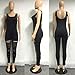 Dasbayla Women Ripped Tights Plus Size Wasp-Waisted Rompers Slim Fit Outfits Jumpsuits XL Black