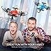 Holyton Mini RC Battle Drones with Infrared Fighting Function, Altitude Hold Mode, Headless Mode and 3D Flips, RTF Quadcopter Easy Fly for Kids and Beginners, Color Blue and Red, Pack of 2