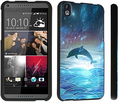 DuroCase ® HTC Desire 816 Hard Case Black - (Dolphin)