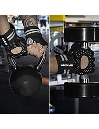 MeyUEWAL - Muñequera, guantes de entrenamiento, protección completa de la palma y nuevo diseño de ventilación, ideal para levantamiento de pesas, entrenamiento, fitness, entrenamiento, yoga, tirar hacia arriba o más, guantes de entrenamiento para hombres