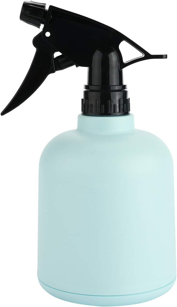 T4U Plastic Plant Mister 600ml Fine Mist Spray Bottle Blue Adjustable Nozzle