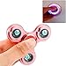 Auwer LED Glowing Fidget Hand Spinner Anti-Stress Finger Spinner Toy Ultra Fast Bearings Durable Stress Reducer EDC Fingertip Gyro For ADD,ADHD,Anxiety,Boredom People(Rose Gold)