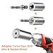 Universal Socket-Ratchet Universal Sockets Metric Wrench Adapter 1/4 inch to 3/4 inch Professional Repair Tools (1pack)