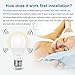 Motion Sensor Light Bulb 7W Radar Sensor Bulbs Dusk to Dawn E26 Medium Base Soft White 2700k LED Motion Activated Bulb Auto On/Off for Indoors Outdoors by LUXON