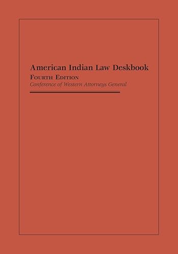 Download American Indian Law Deskbook: Conference of Western Attorneys General PDF