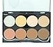 Celavi Contour and Highlight 8 Color Palette Easy To Use Kit (Flawless Powder)