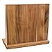 Acacia Wood Magnetic Knife Block Holder, Universal Stand Without Knives