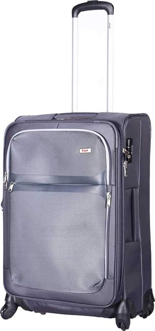 VIP Cairo Polyster 68 cm Grey Medium Size Luggage Trolley