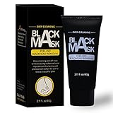 Charcoal Peel Off Black Mask, iFanze Adsorption Bamboo Blackhead Remover Deep Clean Mask, 60ml