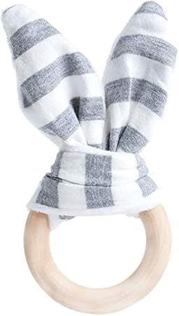 bunny ear teething ring