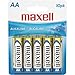 Maxell 723410P Ready-to-go Long Lasting and Reliable Alkaline Battery AA Cell 10-Pack with High Compatibility