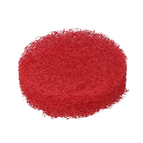 Pulison Drill Brush Kit Scrub Brush Drill Attachment Kit - Drill Powered Cleaning Brush Attachments - Time Saving Cleaning Kit - Great for Cleaning Pool Tile, Flooring, Brick, Ceramic, Marble, (Red)