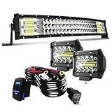 TURBO SII 20/22" LED Light Bar Curved Triple Row