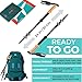 Breakfast on Everest Carbon Trekking Poles - Trek Poles Collapsible - 3K Carbon Fiber Trekking Pole - Hiking Sticks for Men - Women's Hiking Poles - Lightweight Walking Sticks - Nordic Trekking Sticks