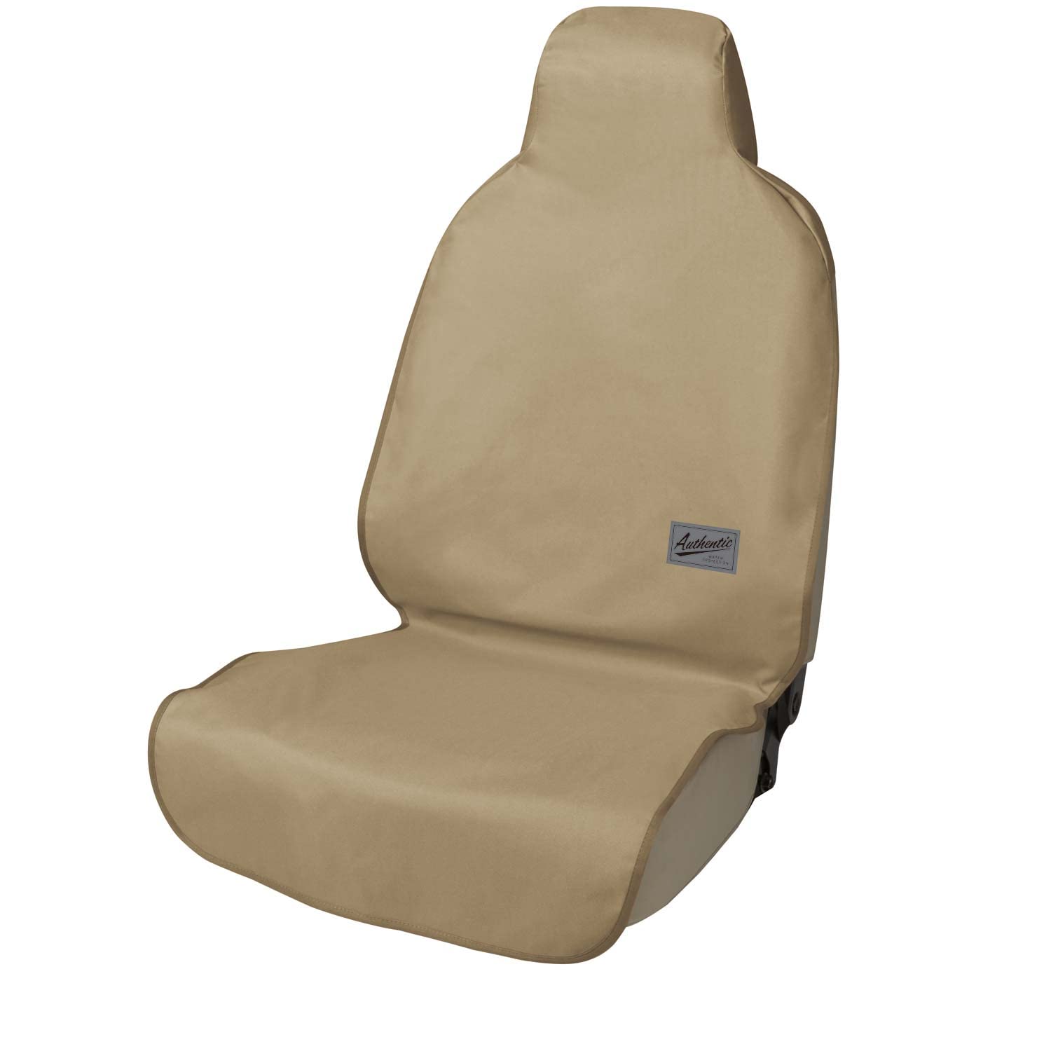 ボンフォーム シートカバー ファインテックスEX ワイドサイズ 防水 撥水 前席 ベージュの商品画像