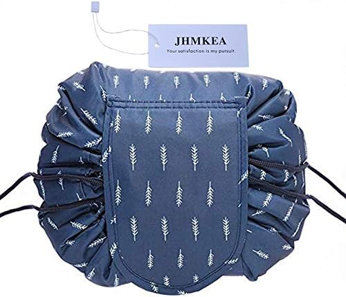 Lazy Cosmetic Bags, Make Up Toiletry Bag Lazy Makeup Bag Waterproof Drawstring Makeup Storage Organizer Large Capacity Travel Makeup Pouch Gifts for Women Girls