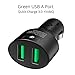 Dual USB Car Charger,Tronsmart 36W Both Support Quick Charge 3.0 (Quick Charge 2.0 Compatible) for Galaxy S8/S8+, LG G6, Nexus 6 and More
