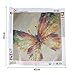 5D Full Drill Diamond Painting Kit, DIY Diamond Rhinestone Painting Kits for Adults and Children Embroidery Arts Craft Home Decor 16 by 16 inch (Butterfly)