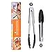 TTLIFE BBQ Tong Sets Grill Tongs Stainless Steel Silicone Kitchen Tongs 2 Pack (9-Inch & 12-Inch) 9