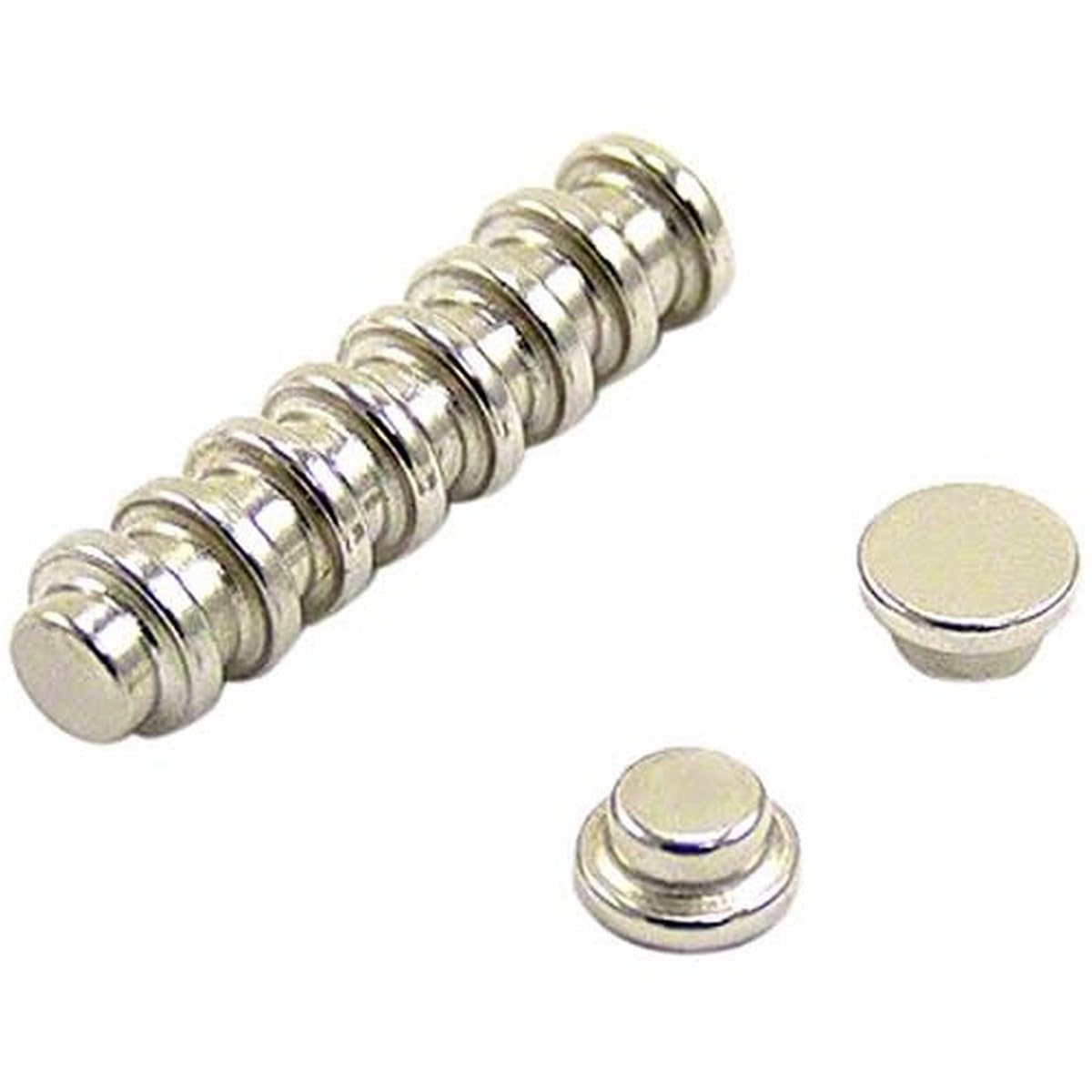 N42 Neodymium Top Hat Magnet for Office, Fridge, Whiteboard, Refrigerator, DIY, Point of Sale Display Stands and Advertising Displays - 10mm dia x 5mm thick - 1.3kg Pull - Pack of 10