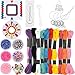 7TECH Premium Friendship Bracelet Maker 2 Packs Jewelry Kit- Deep Color