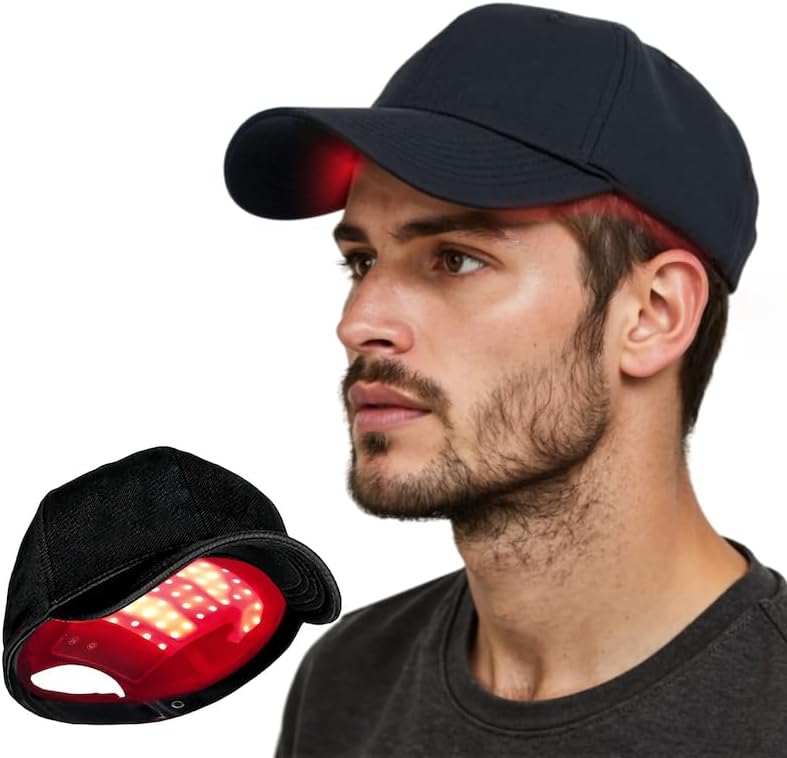 Red Light Therapy for Hair, Red Light Therapy for Hair Growth Cap, Red Light Therapy Hat | Hair Loss Treatments, with Built-i