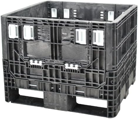 DuraGreen 30" x 32" x 25" Heavy-Duty Collapsible Bulk Container (2 Doors)