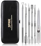JPNK Manicure Set Nail Clippers, Stainless Steel Pedicure Grooming Kit, Professional Home Travel Nail Tools, 6 PCS