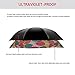 SIEPASA 49/56 Inch Inverted Reverse Upside Down Umbrella, Extra Large Double Canopy Vented Windproof Waterproof Stick Golf Umbrellas with C-shape Handle.(Maple Leaf, 49 Inch)