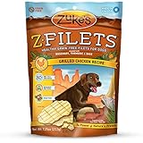 Zuke's Z-Filets High Protein Dog Treats, 3.25oz, Beef