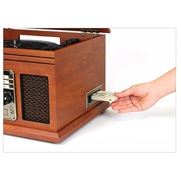 Victrola Tocadisco 6 en 1 Bluetooth CD Radio Casette - Imagen 5