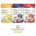 Happy Baby Organic Yogis Variety Pack, Mixed Berry/Strawberry/Banana Mango, 1 oz, 6 count (2 of each flavor)