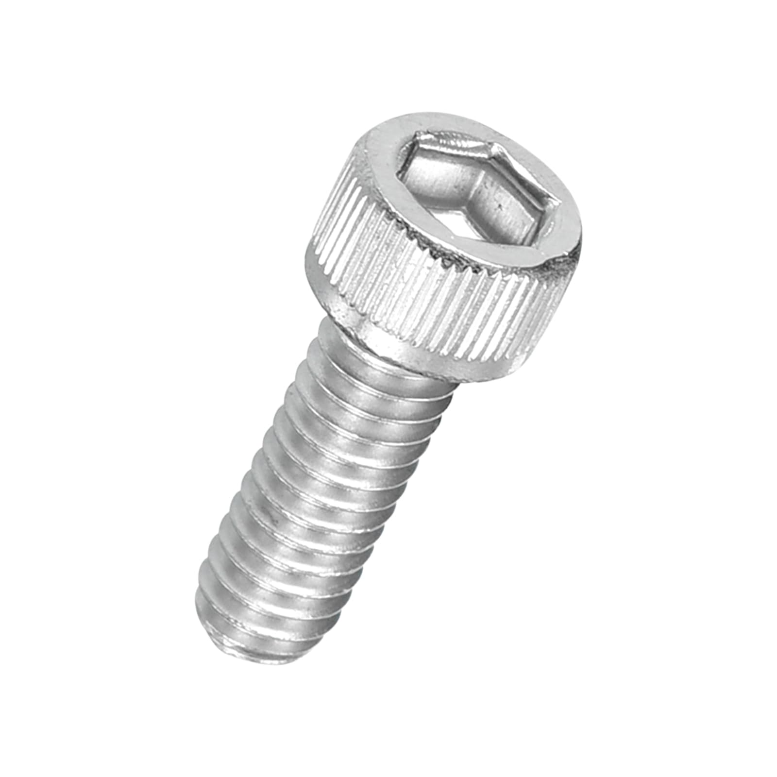 Kozelo 100pcs Socket Head Cap Screws - [#8-32 x 1/2"] UNC 304 Stainless Steel Allen Socket Drive for Electrical Motor 3D Printing Fan Engine Replacement Use, Silver — image 1