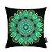 Ussuperstar Set of 4 Throw Pillow Covers, Boho Decorative Cushion Cover Throw Printed Pillow Case 18 X 18 Inch (Boho 06)